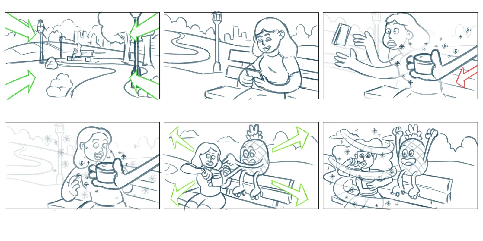 Dole Whip Storyboard PG 1