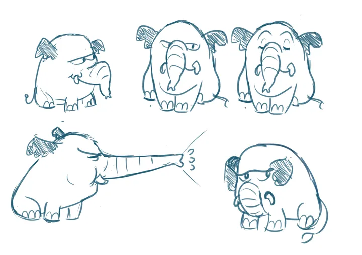 Elephant Sketch