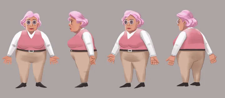 Old Lady Character Sheet