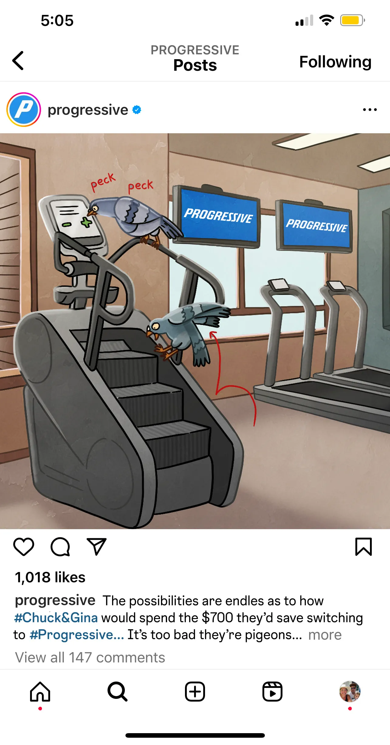 Progressive Social Mockup Gym