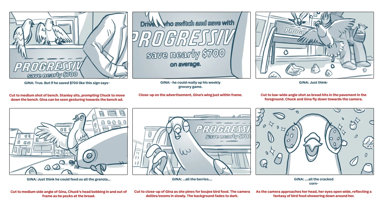 Progressive Storyboard Menu PG 2