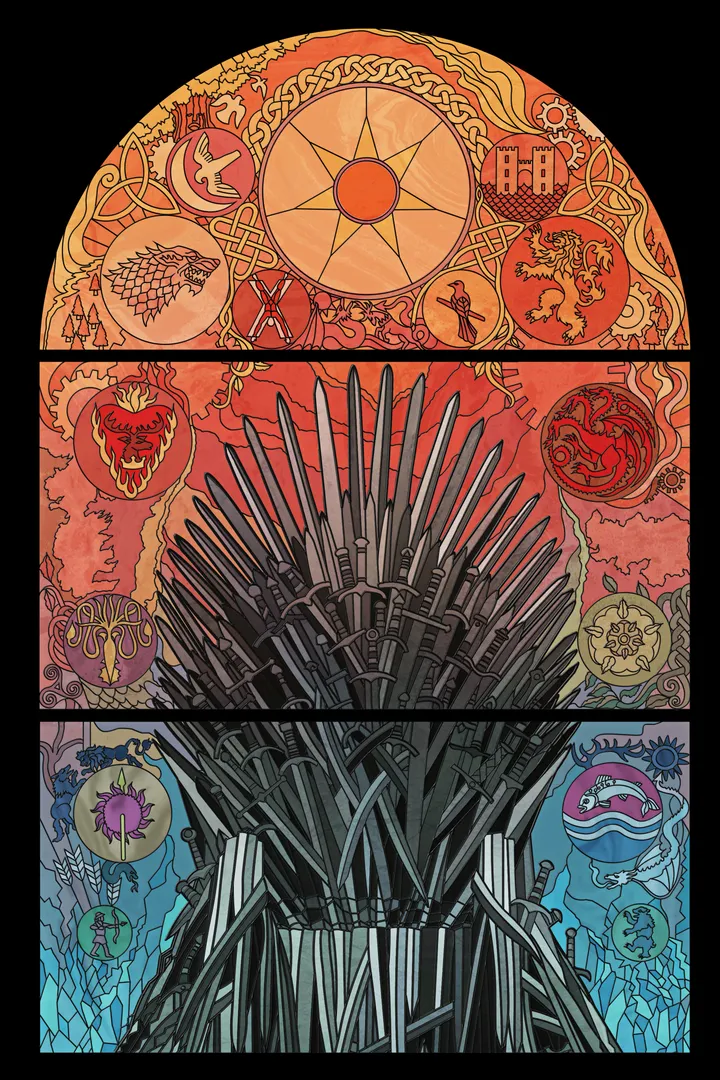 Stained Glass   Iron Throne