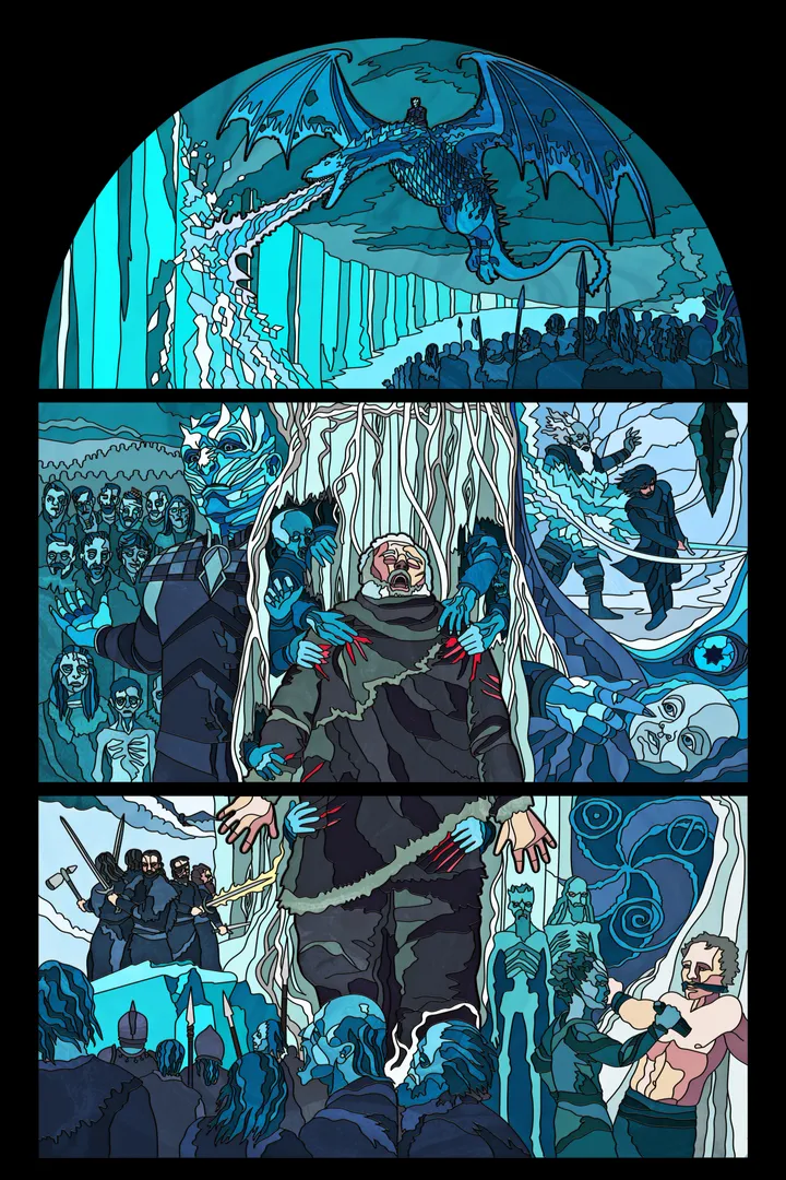 Stained Glass   White Walker